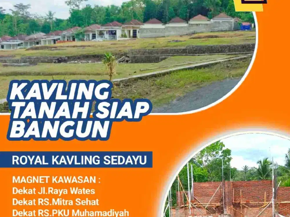 Tanah murah komplek perumahan akses mudah ke kota jogja