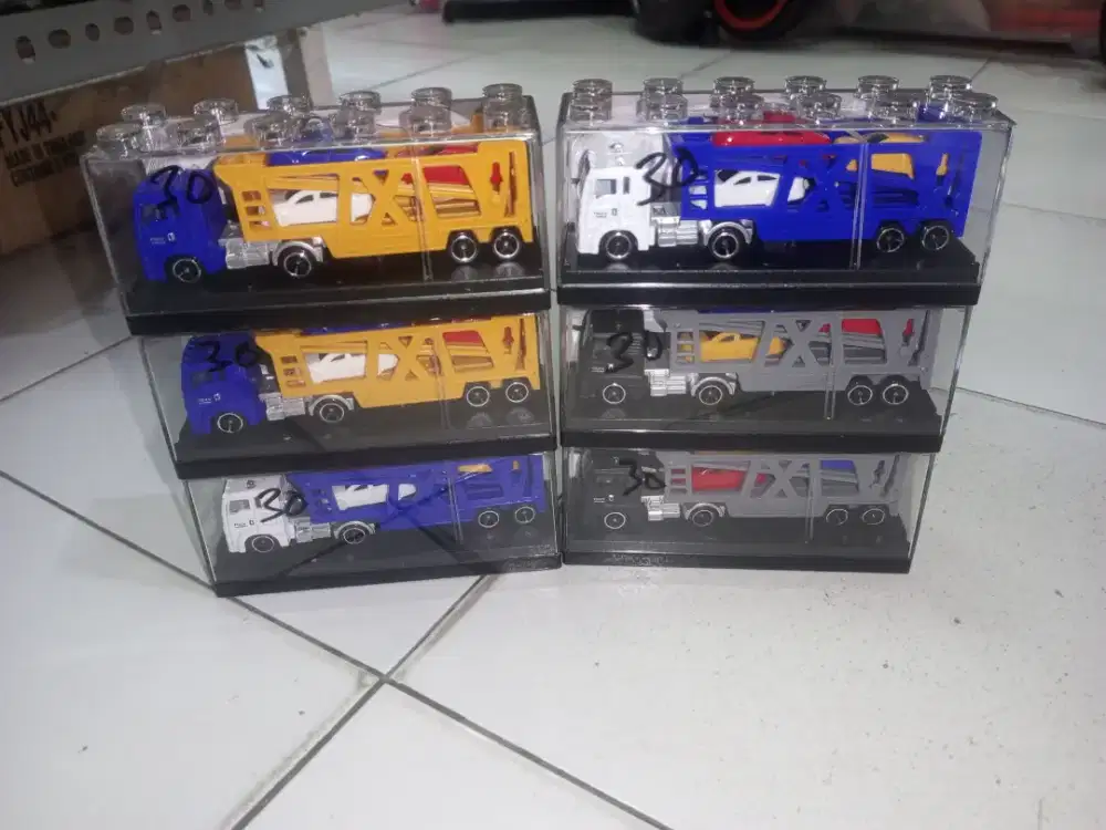 Mainan Anak Diecast truk Towing