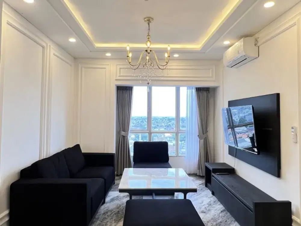 Apartemen Luxury Somerset Jaksel 135m2 2+1BR Full Furnished Siap Huni