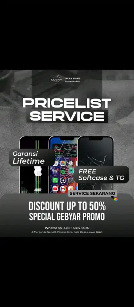 SERVICE IPHONE TERMURAH DEPOK