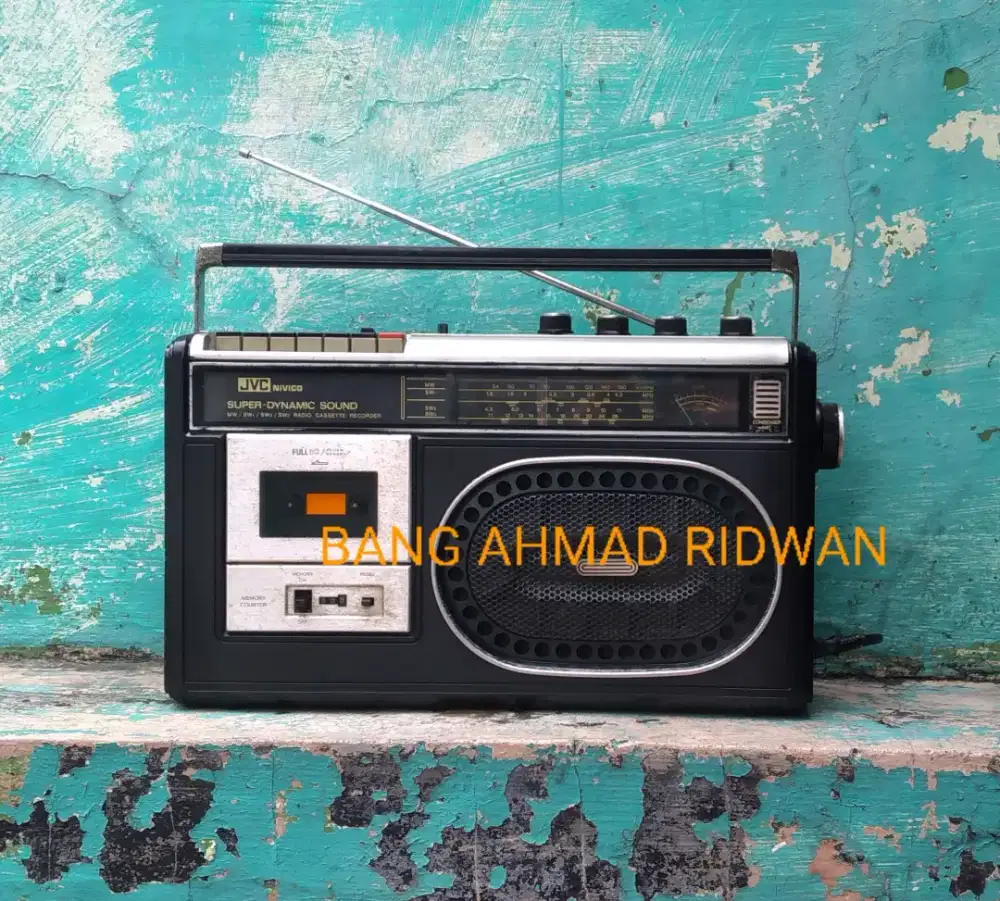 tape JVC kaset pita radio MW AM SW antik jadul kuno tua klasik
