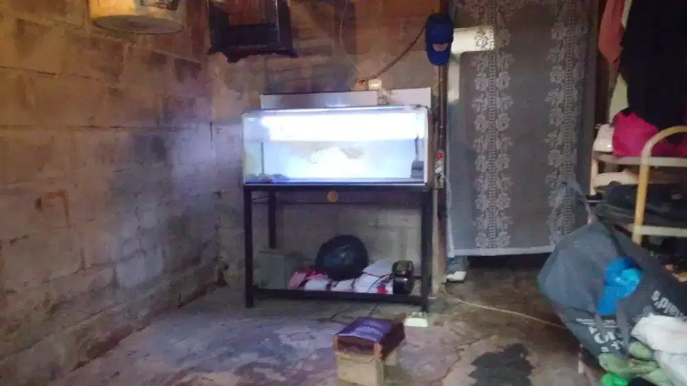 Akuarium 1mtr plus rak