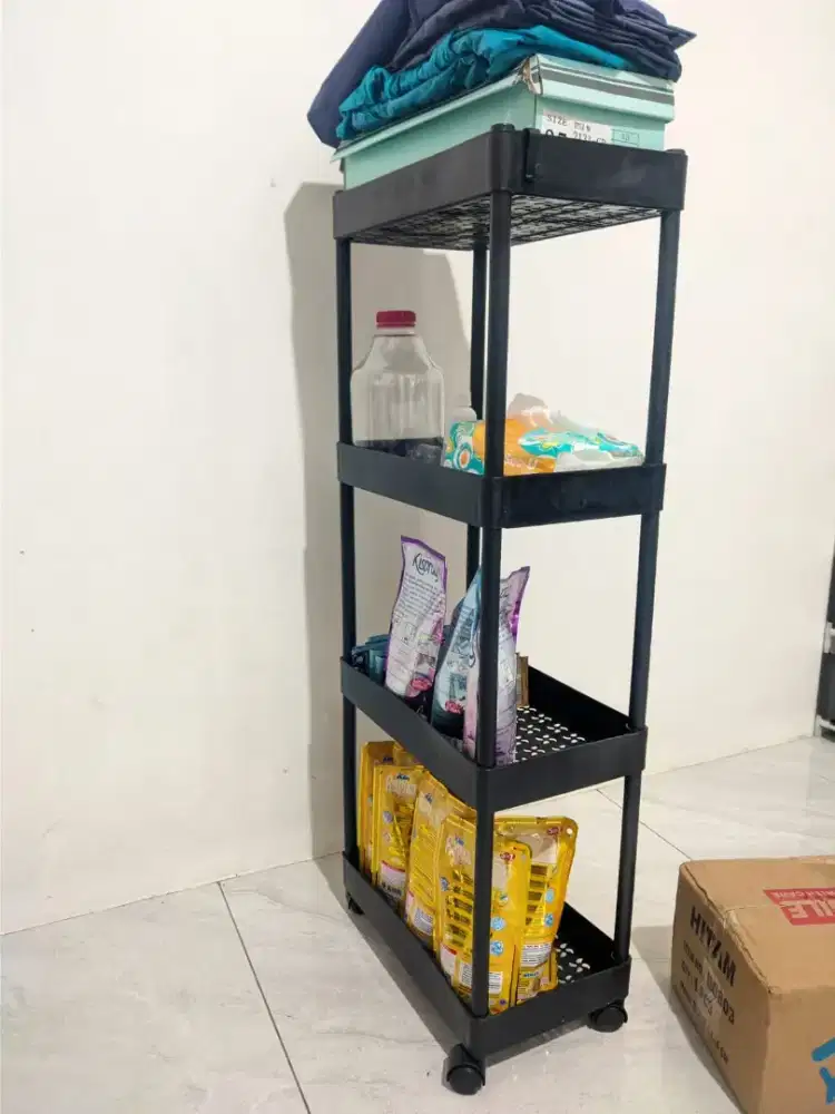 Rak 4 susun Serba Guna Bahan Plastik Kuat Awet
