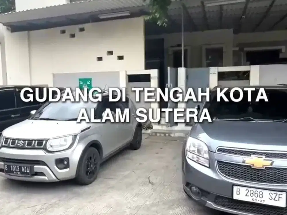 Open sewa lagi  DIJUAL/DISEWA GUDANG GANDENG, ALAM SUTERA  2 lantai