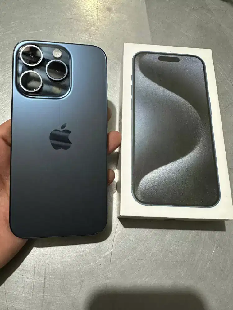 Iohone 15 pro 128gb mulus siap pakai