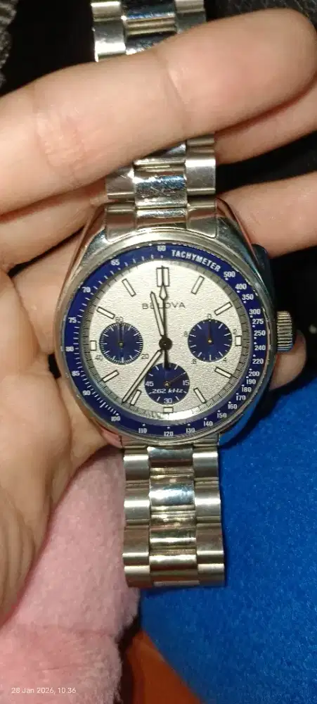 Bulova Lunar Pilot Blue Dial – Jam Legendaris Moon Watch