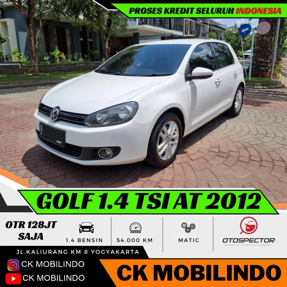 Volkswagen Golf TSI Matic 2012 ISTIMEWA RAWATAN Dp Minim Bisa Kredit