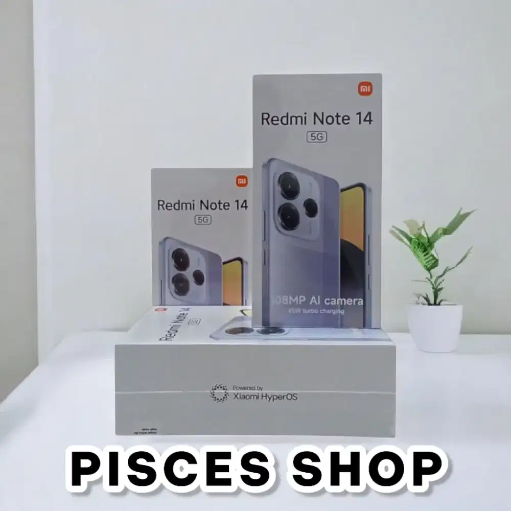 REDMI NOTE 14 5G RAM 8/256 NEW Segel Garansi Resmi 1 Tahun