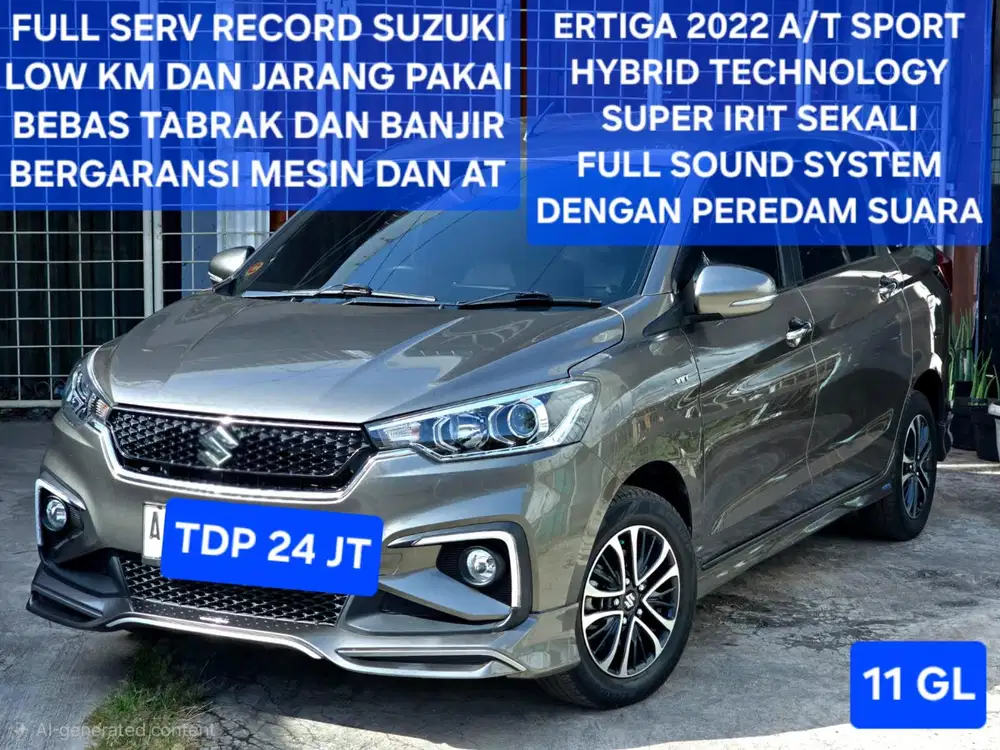 Suzuki Ertiga 2022 Sport Hybrid AT Automatic kaya Gx 2023