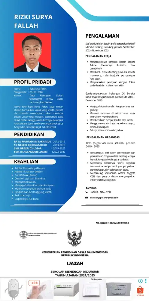 Loker untuk lulusan SMK