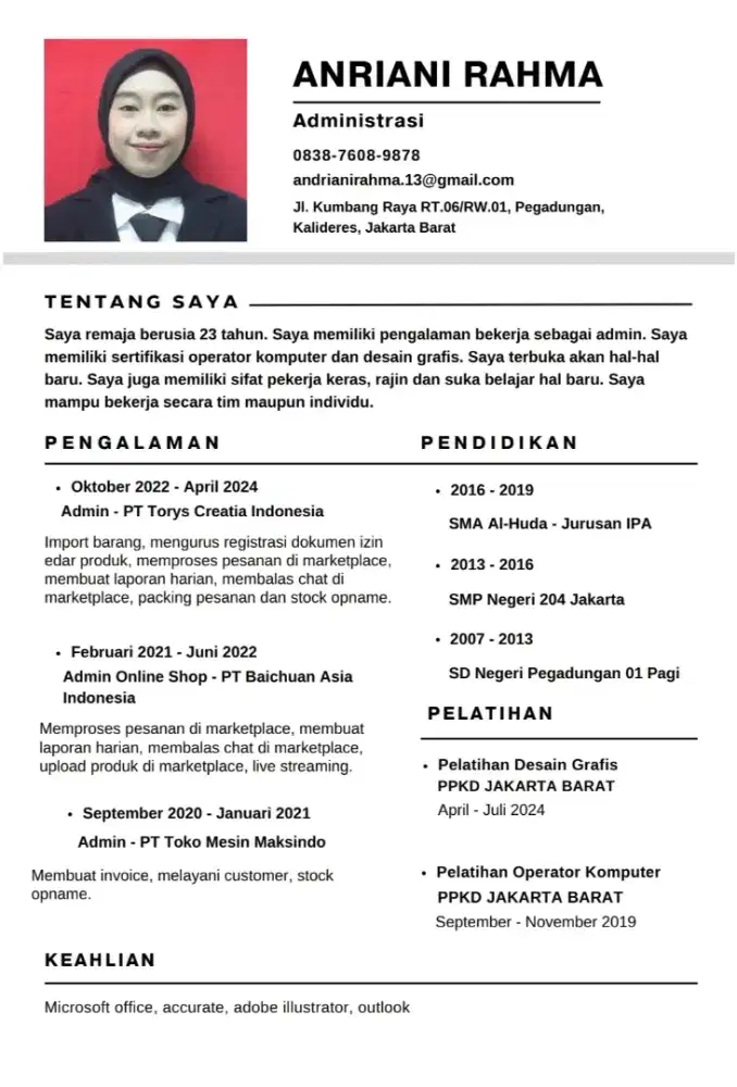 Mencari Pekerjaan Staff Administrasi