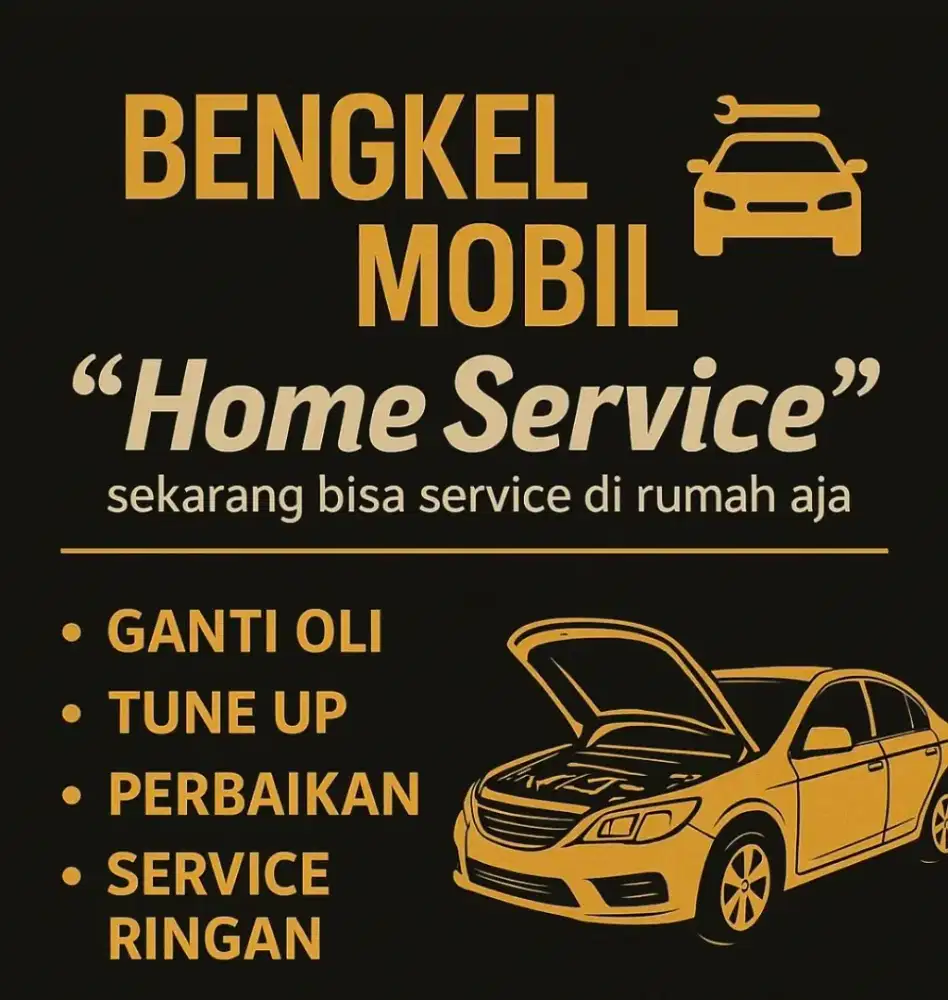 Jasa Bengkel Mobil Panggilan (Home Services )