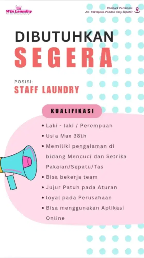 Pegawai Laundry