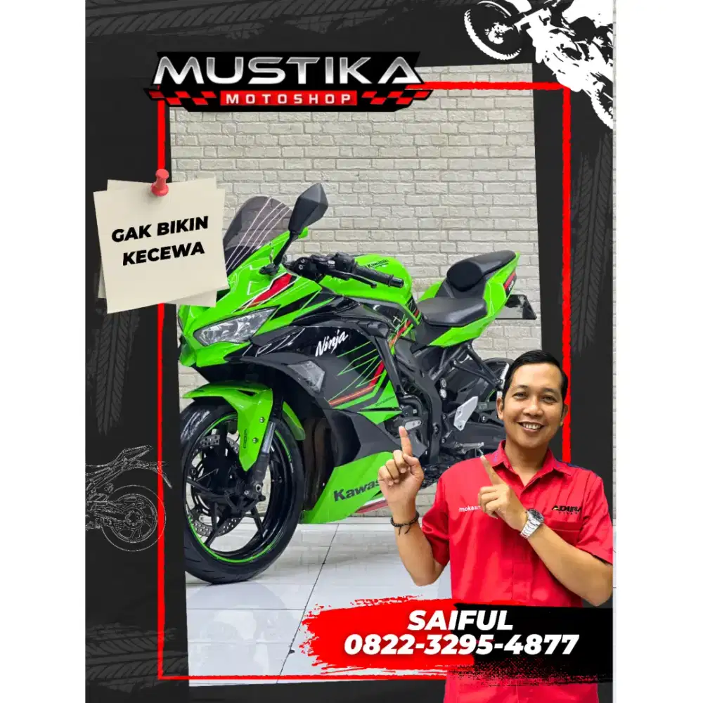 Perfect Condition!!Kawasaki ZX25RR 2022 Warna Favorit Mulus-Mustika