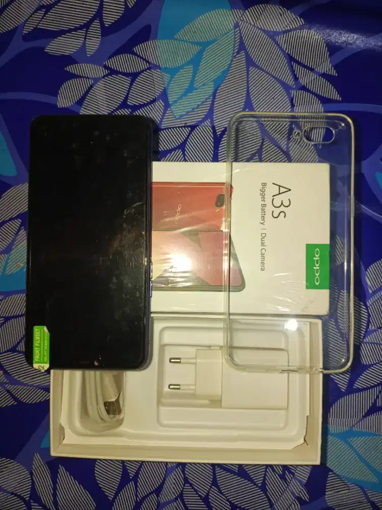 Jual hp baru Oppo a3s ram 6/128 layar 6,2 inch fulset