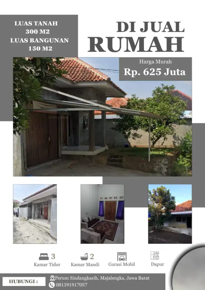 Rumah Besar di Perumahan Sindangkasih Kota Majalengka