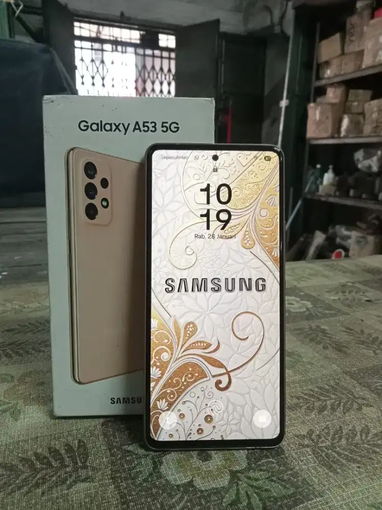 Jual/nyri kmblian bnyk smsung a53 (8/128) fulset no minus