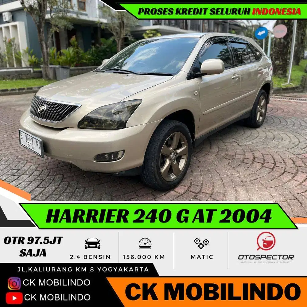 Toyota Harrier 240 G Matic 2004 ORISINIL CX5