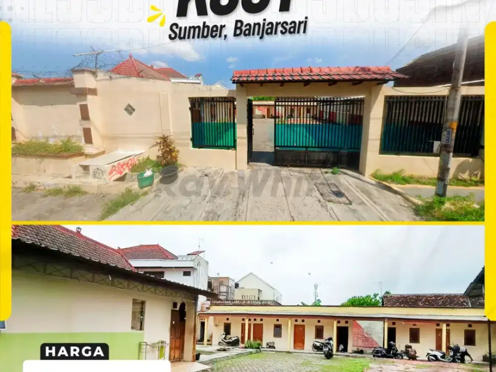 Kost Aktif 8kamar Siap di kembangkan luas 534m dekat manahan, Sumber Banjarsari Solo