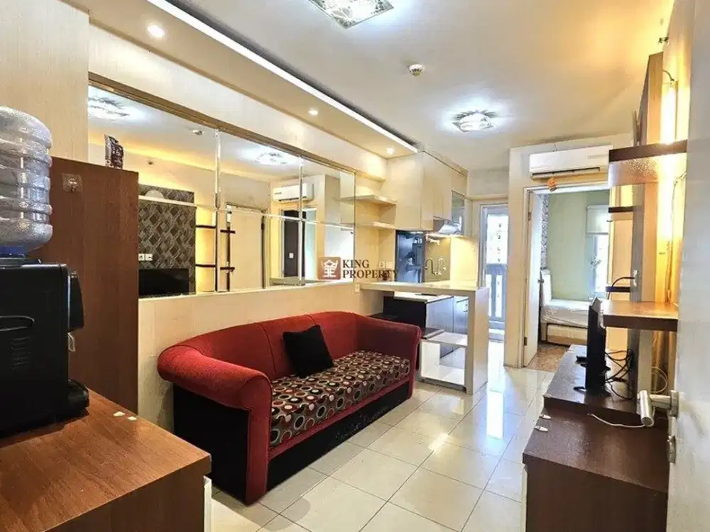 View Pool! Sewa Apartemen Green Bay Pluit Greenbay 2Br 43M² Full Furnished Interior