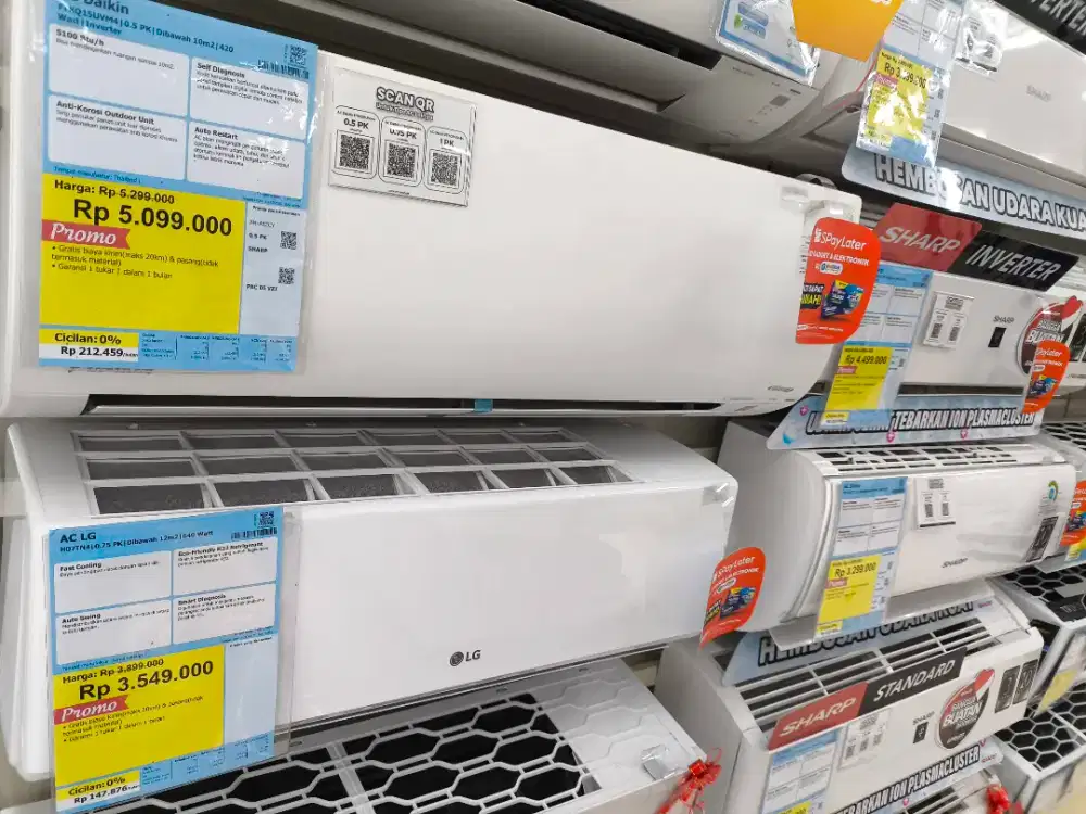 Cicilan AC daikin 1 PK