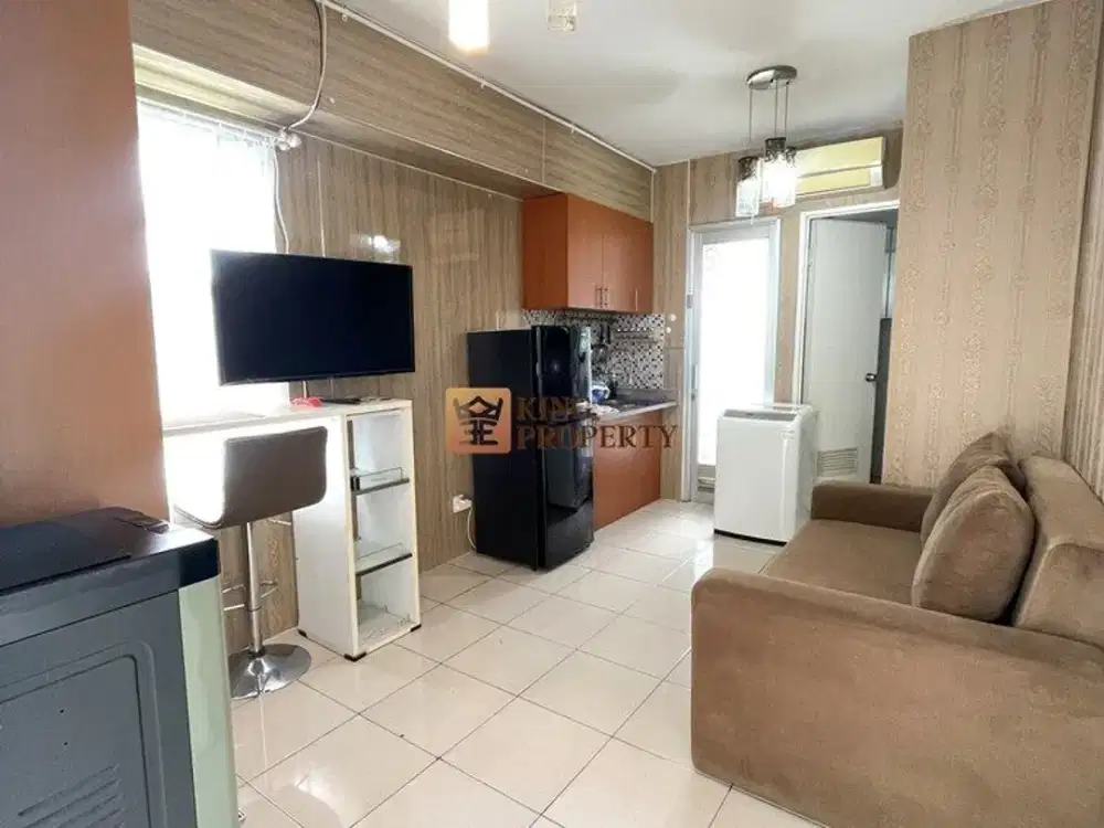 Best View Kota Disewa Tipe 2BR 35m2 Furnished Interior Green Bay Pluit