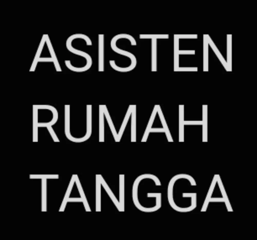 Asisten rumah tangga