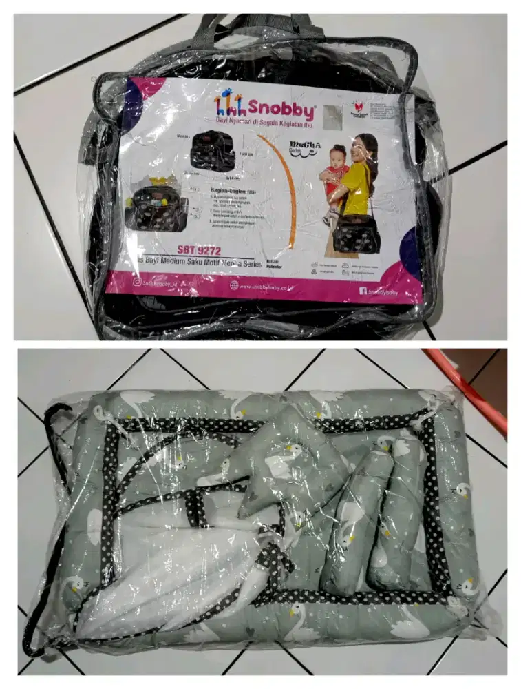 bundling ! Tas bayi kecil dan kasur kelambu bayi