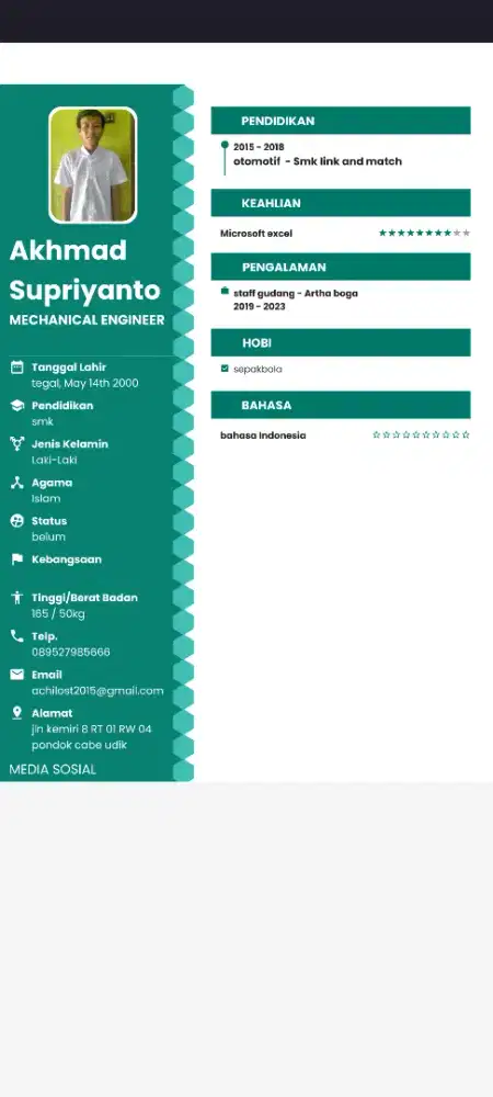 Info lowongan kerja driver