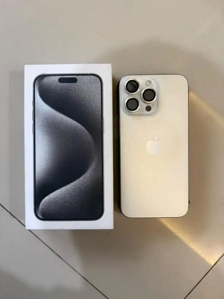 DIJUAL IPHONE 15 PROMAX 256GB WHITE IBOX