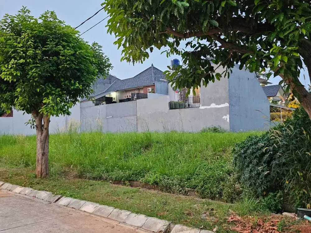 Tanah kavling ukr 216 (12x18m), siap dibangun, lokasi strategis @ jl Taman Duta, Kemang Pratama Bekasi