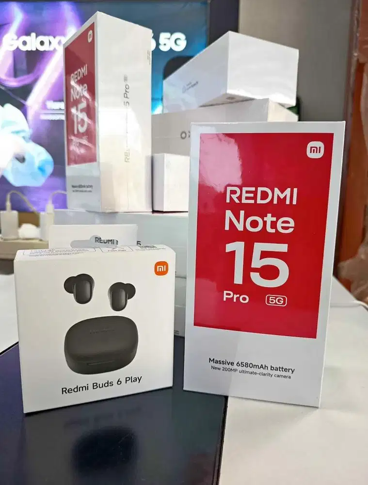 BARU!! REDMI NOTE 15 PRO 5G GARANSI RESMI 14 BULAN SPEK GAMING