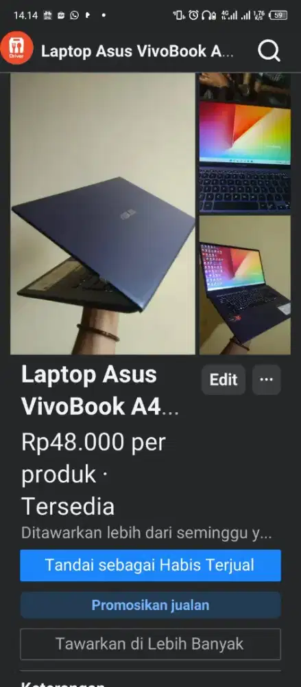 Asus VivoBook A412DA