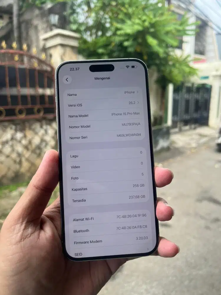 iPhone 15 Promax 256Gb ibox titanium