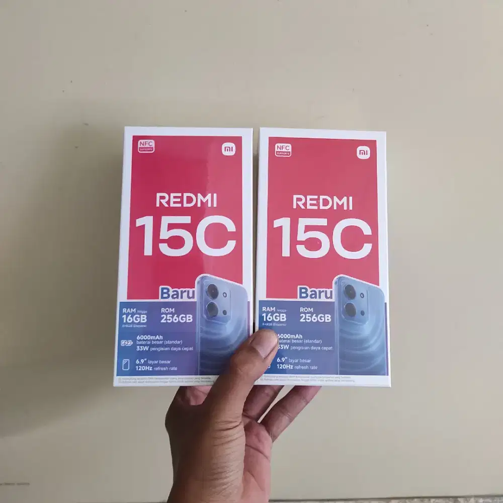 [ fast respon WA ] Xiaomi Redmi 15C NFC 8+8/256 Garansi resmi 15bln