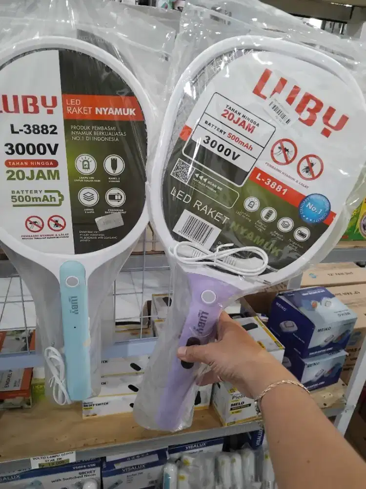 Raket Nyamuk Luby L-3881 dan L-3882