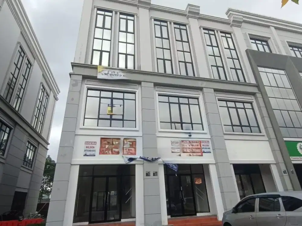 Ruko tipe 2 muka hadap jalan raya sedayu city kelapa gading