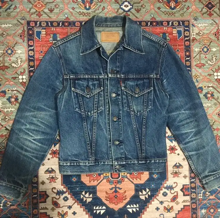 Vintage Trucker Levis Red Tab Small E Original