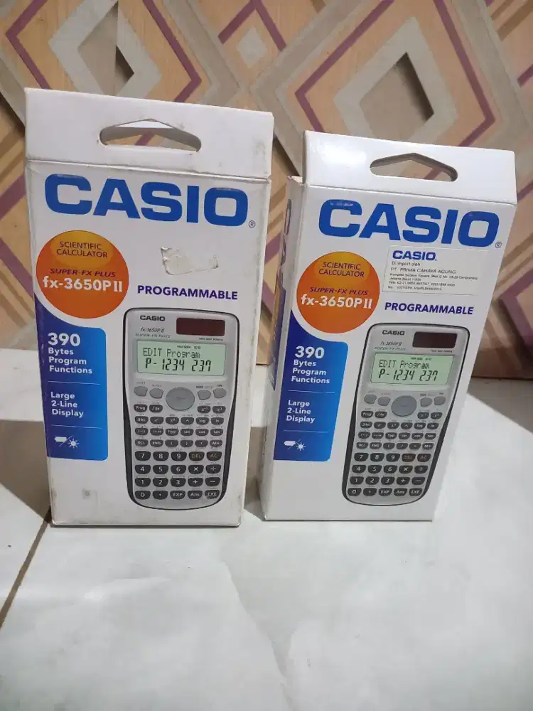 Casio calculator pengukur sensor