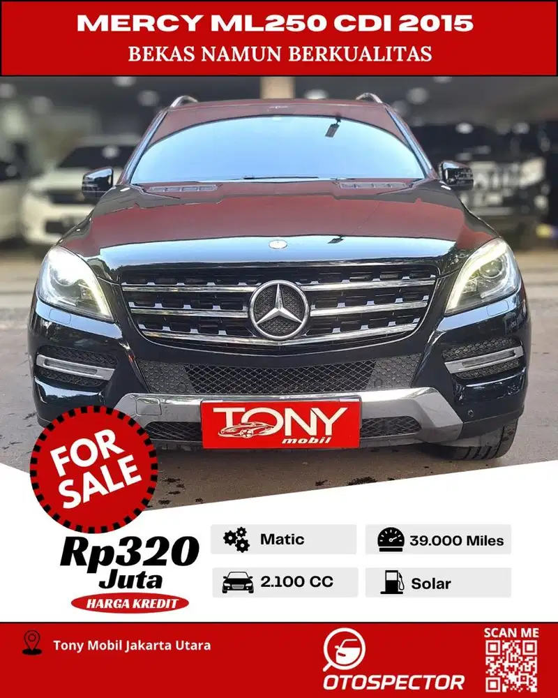 #Tony Mobil# Mercedes Benz ML250 CDI AT 2015