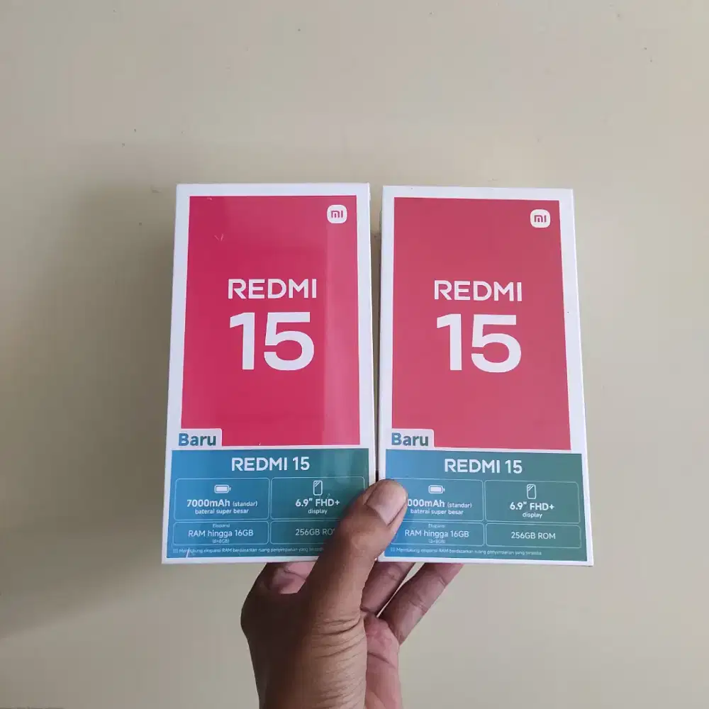 [ fast respon WA ] Xiaomi Redmi 15 NFC 8+8/256 Garansi resmi 15bln