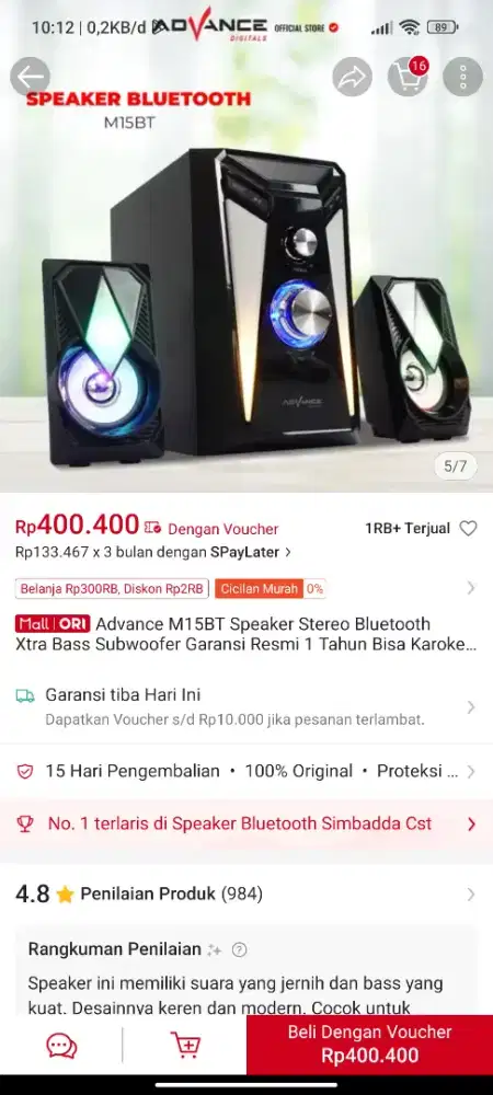 Salon bluetooth advance