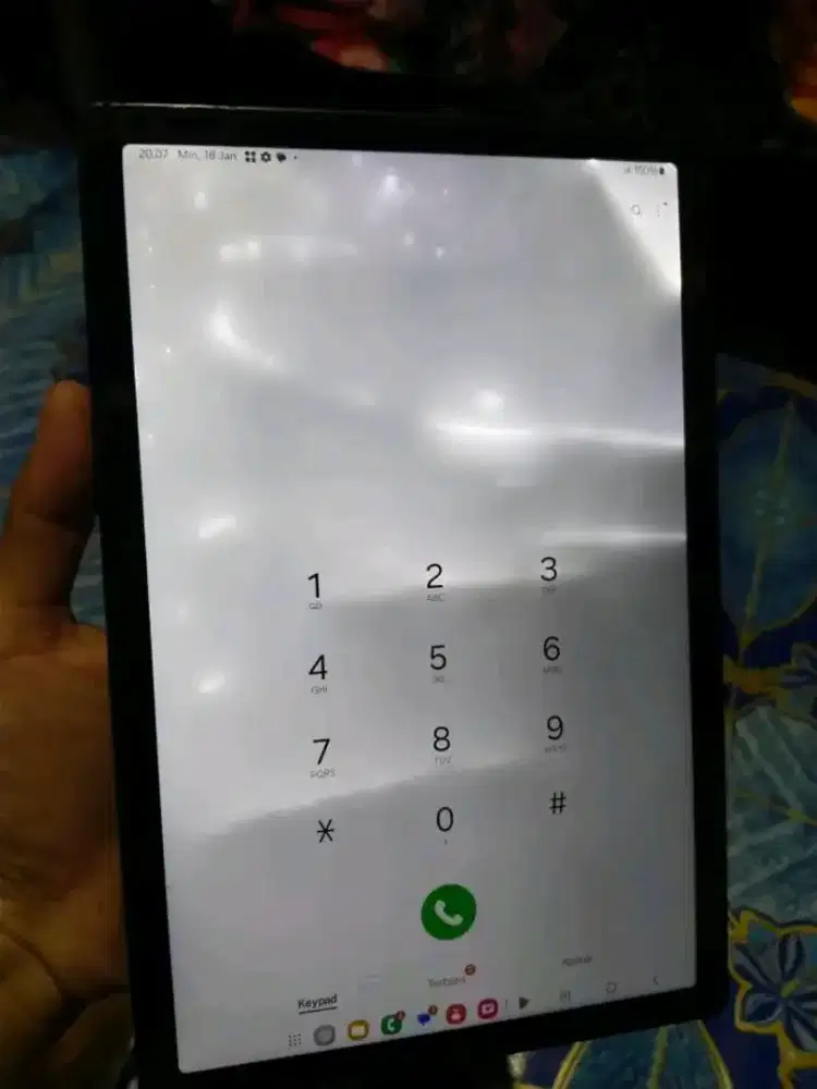 tablet samsung A8 2022 minus ringan