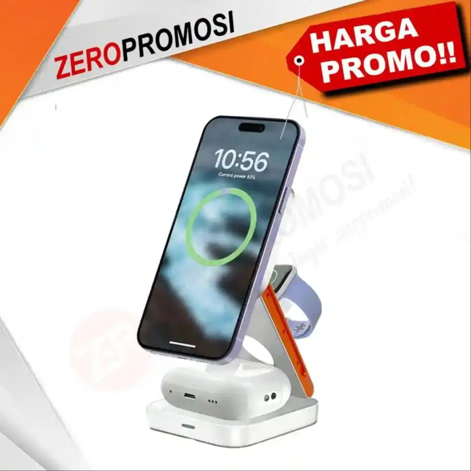 Souvenir Multifungsi Foldable Wireless Charger CHW01 Custom