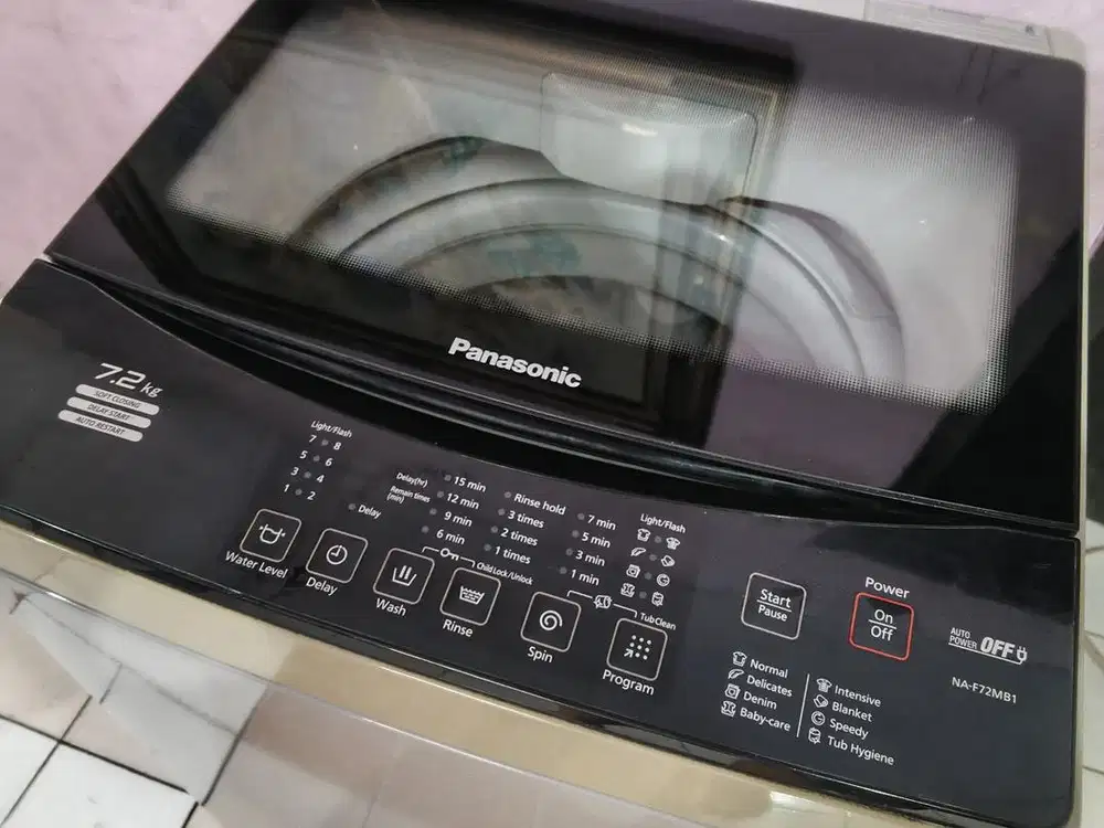 Mesin cuci kapasitas 7.2kg