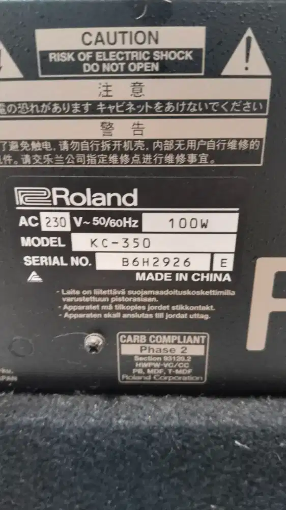 ORIGINAL ROLAND KC 350 AMPLI KEYBOARD