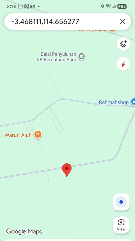 Dijual Tanah Kebun 21870m² di Desa Guntung Papuyu, Banjarbaru, Kalsel