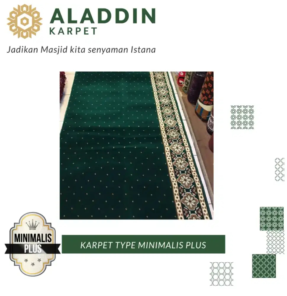Jual karpet masjid permeter
