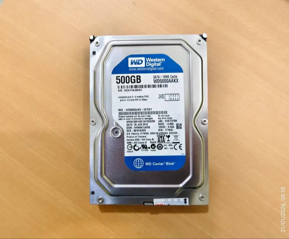 hardisk pc 500gb