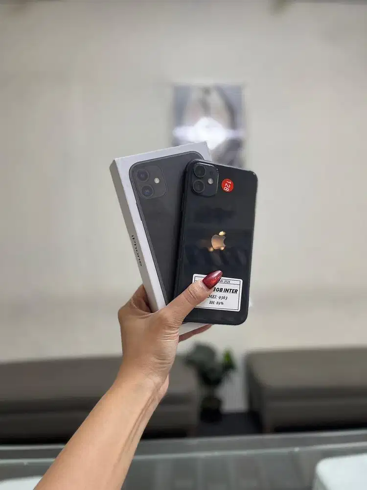 iphone 11 128GB fullset mulus nominus terima tt cod kredit